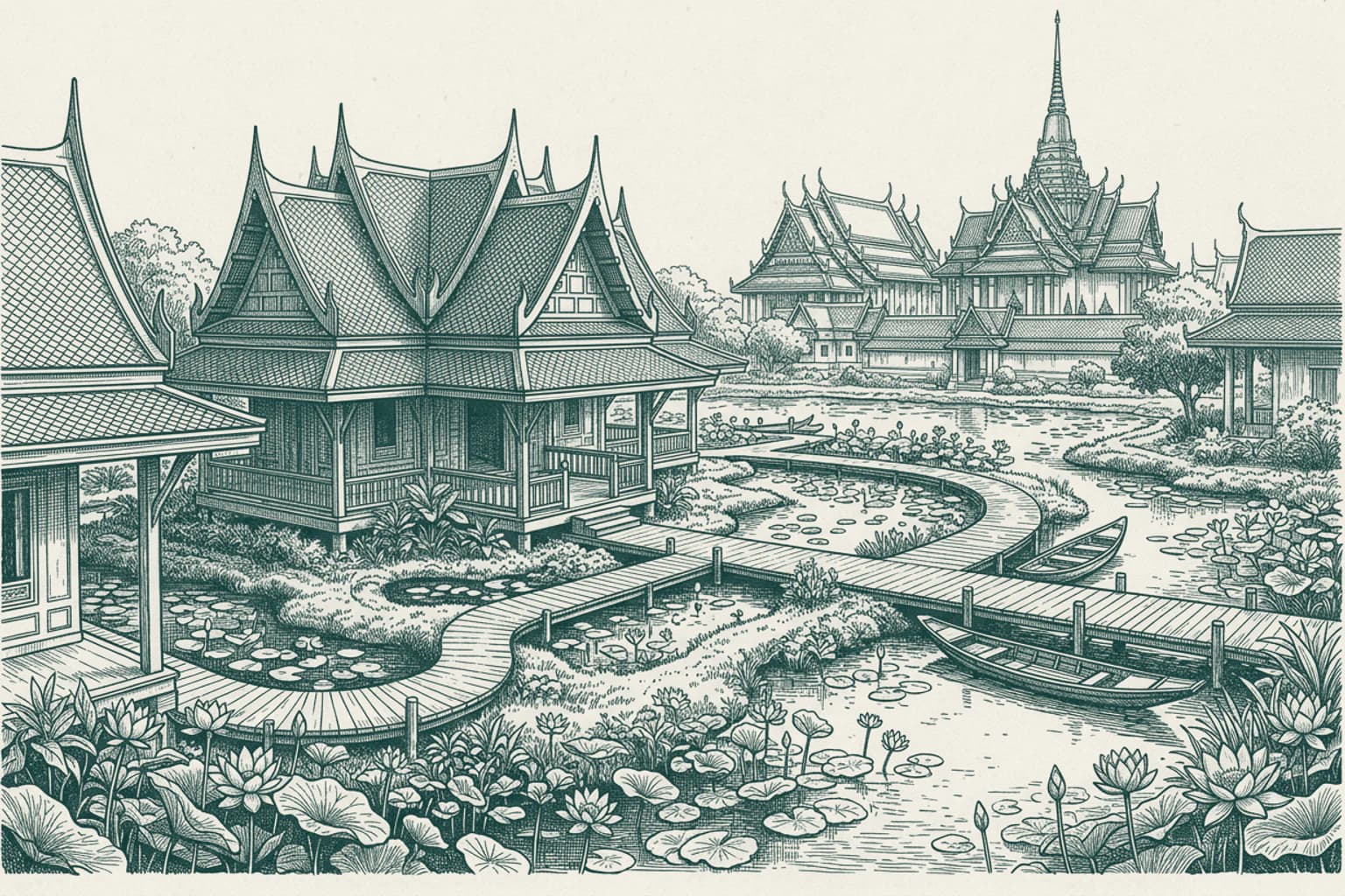 The Lotus Forest of Bangkok