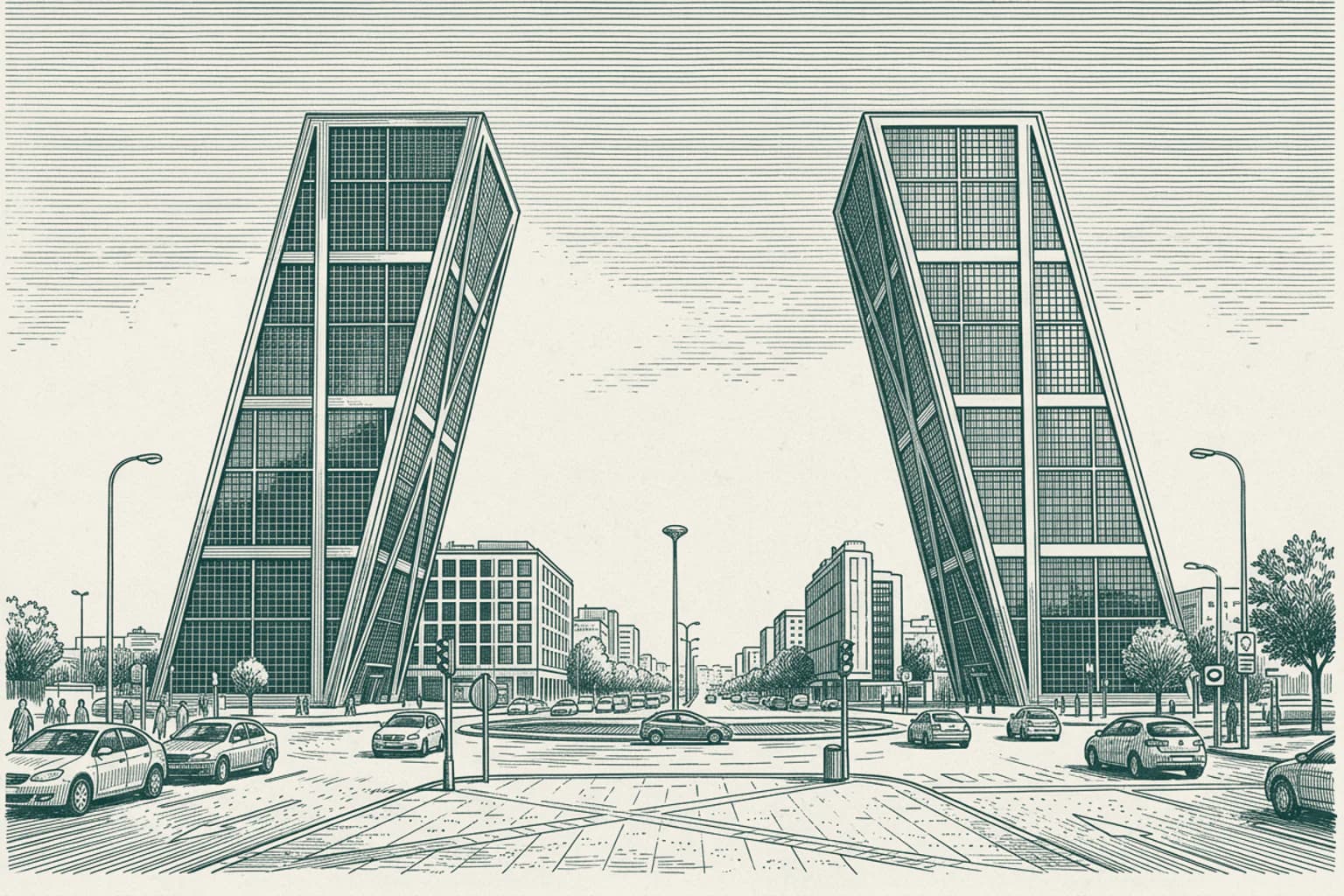Madrid, España — Coria, España