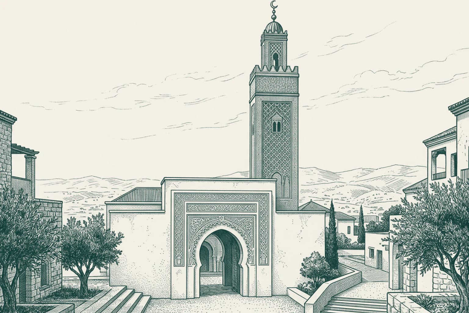 The King Abdul Aziz Mosque