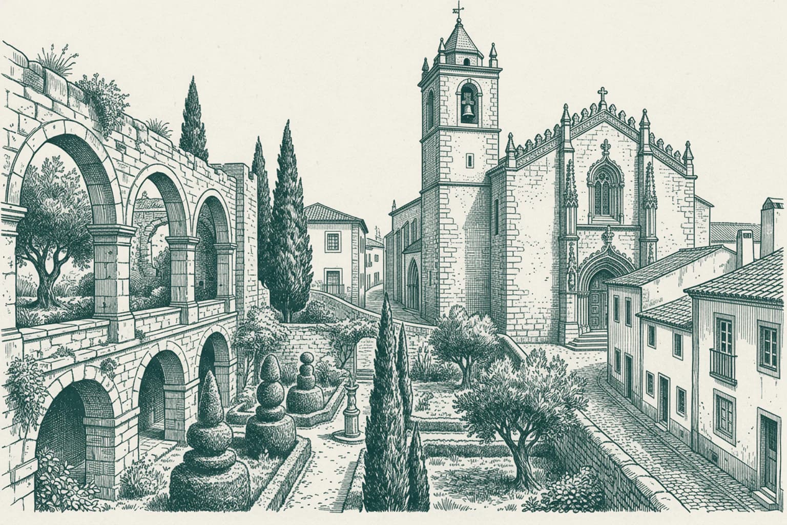 Лиссабон, Португалия — Évora, Португалия