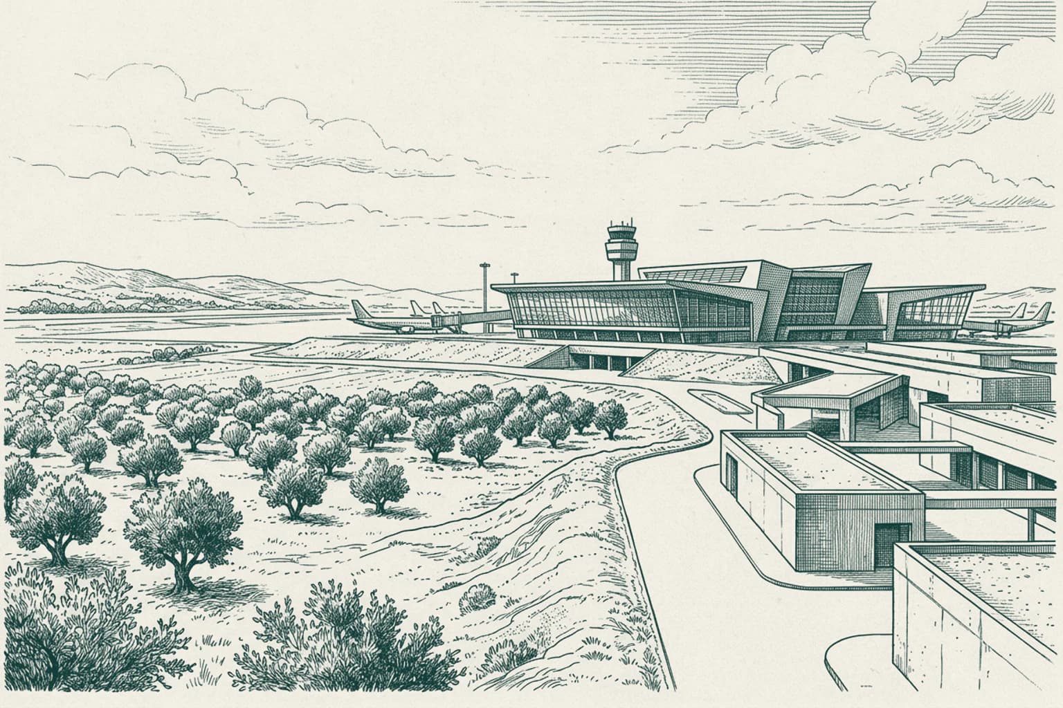 Seville Airport and San Pablo