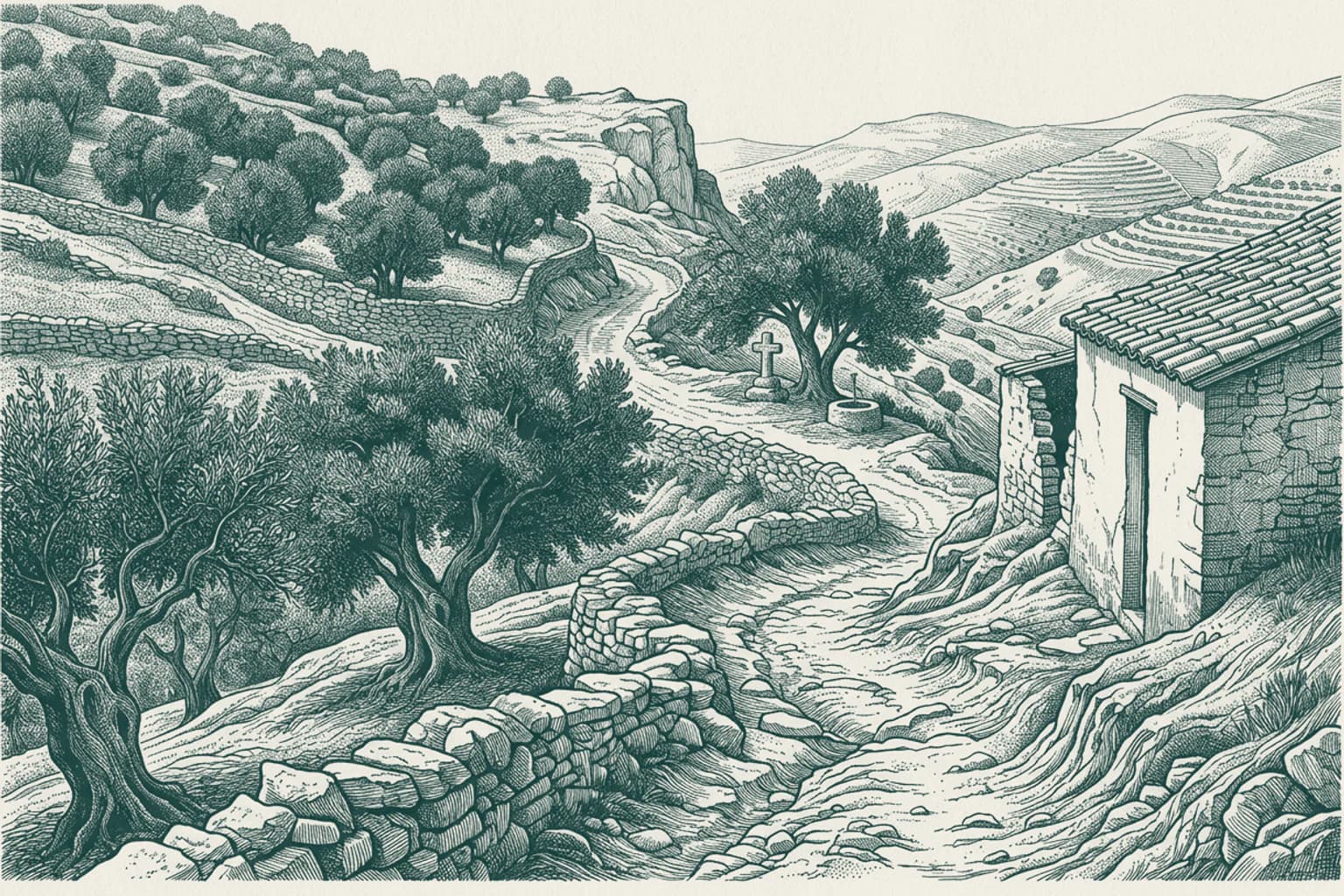 The Road Between Seville and Aracena